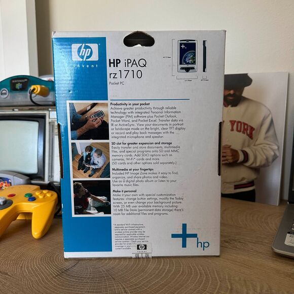 HP iPAQ rz1710 Pocket PC Us Comm FA289A Brand New Sealed - Picture 6 of 7